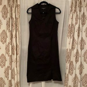 NWT Brooks Brothers black cotton dress.